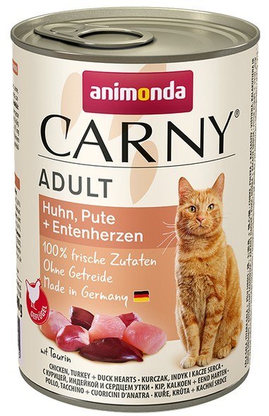Animonda Carny kurczak, indyk, kaczka adult 400 g