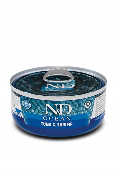 Farmina N&D Ocean tuńczyk, krewetki w sosie adult 70 g