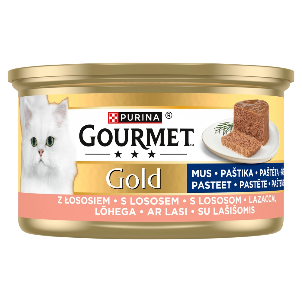 Purina Gourmet Gold łosoś pasztet adult 85 g