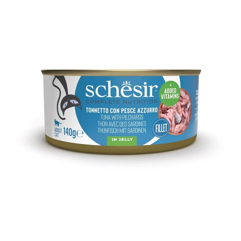 Schesir C&B sardynka, tuńczyk w galaretce adult 140 g
