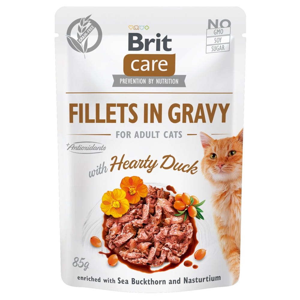 Brit Care Sterilised kaczka w sosie adult 85 g