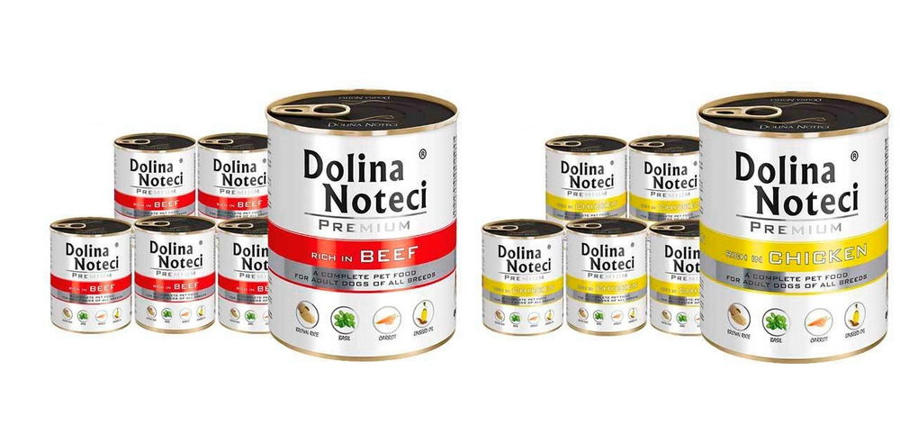 Dolina Noteci Premium kurczak, wołowina 800 g × 24