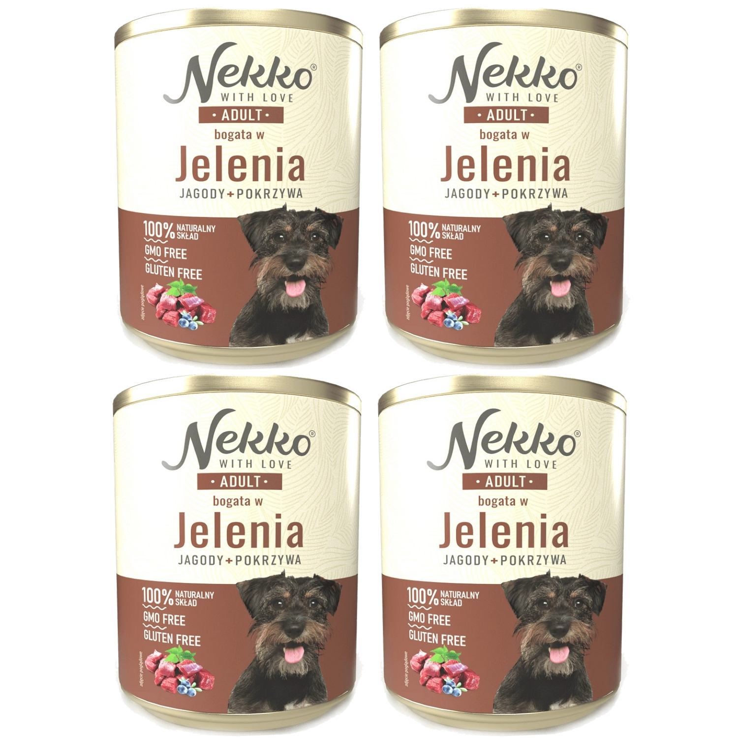 Nekko jeleń adult 800 g × 4