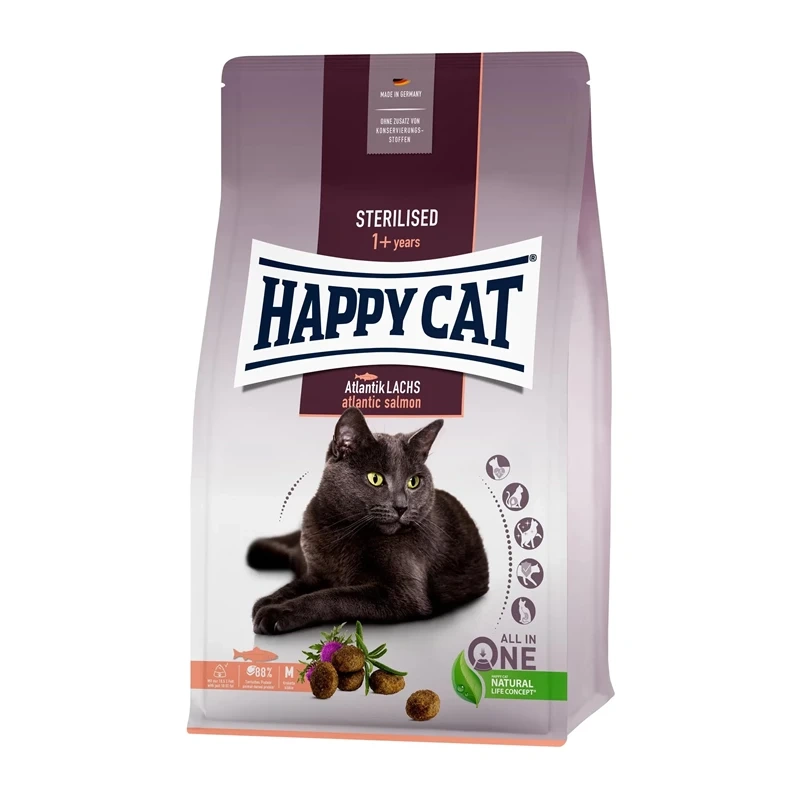Happy Cat Sterilised łosoś adult 4 kg