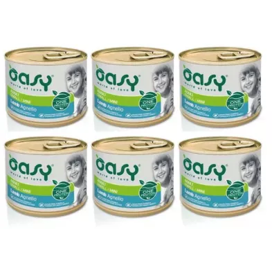 Oasy One Protein jagnięcina adult małe rasy 200 g × 6