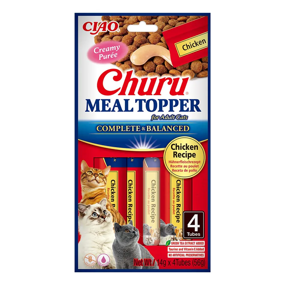 Inaba Meal Topper kurczak pasztet adult 14 g × 4