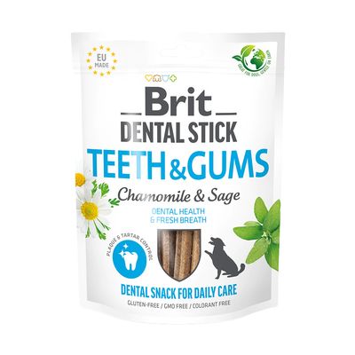 Brit Dental Stick rumianek, szałwia 251 g × 3