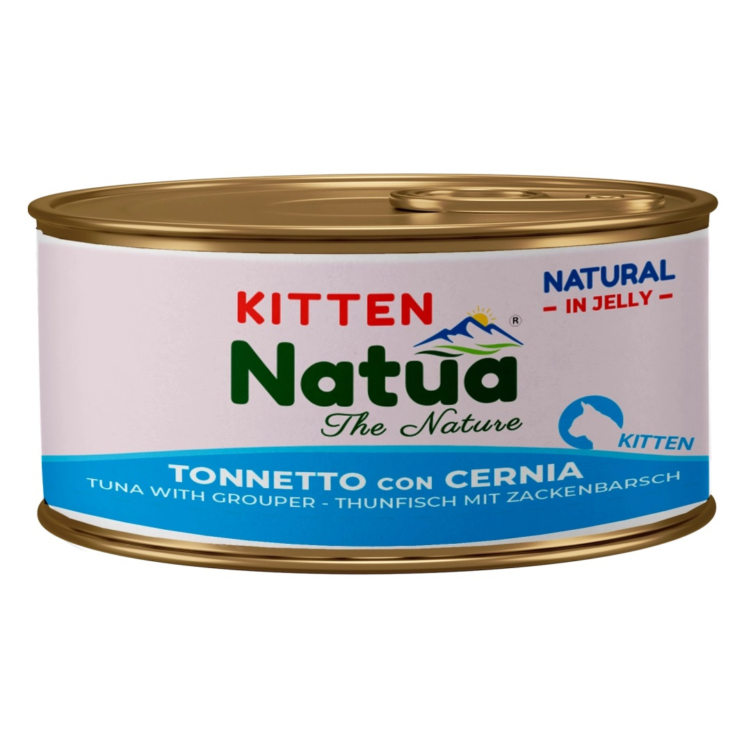 Natua Natural tuńczyk z granikiem w galaretce kitten 85 g