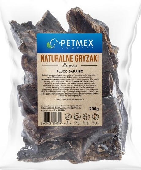 Petmex Płuco baranie 200 g