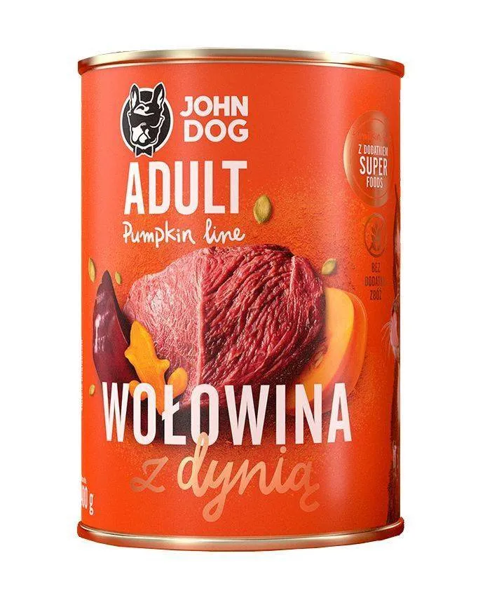 John Dog Pumpkin Line wołowina adult 400 g