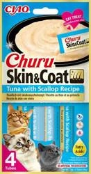 Inaba Churu Skin & Coat tuńczyk, przegrzebki adult 14 g × 4