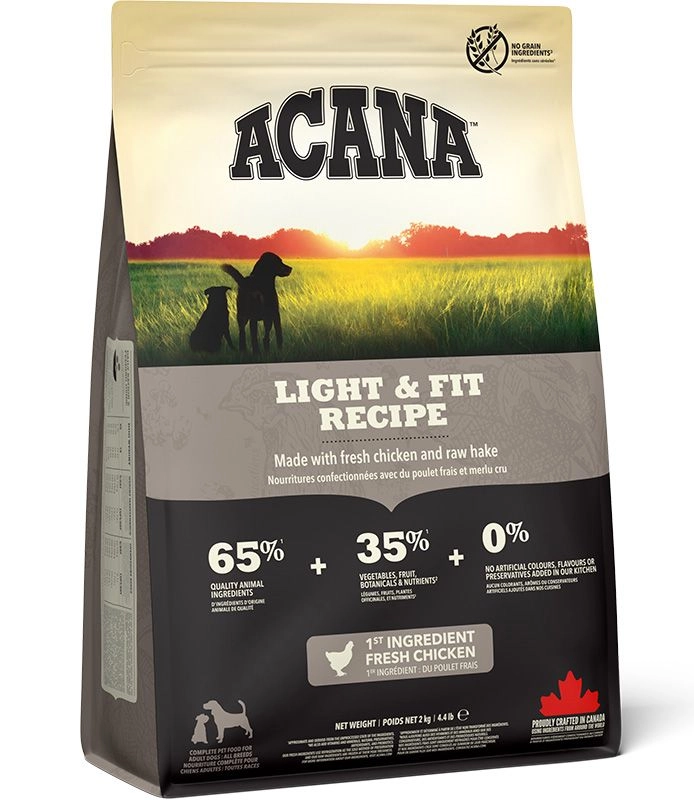 Acana Light & Fit indyk, kurczak, ryba adult 2 kg
