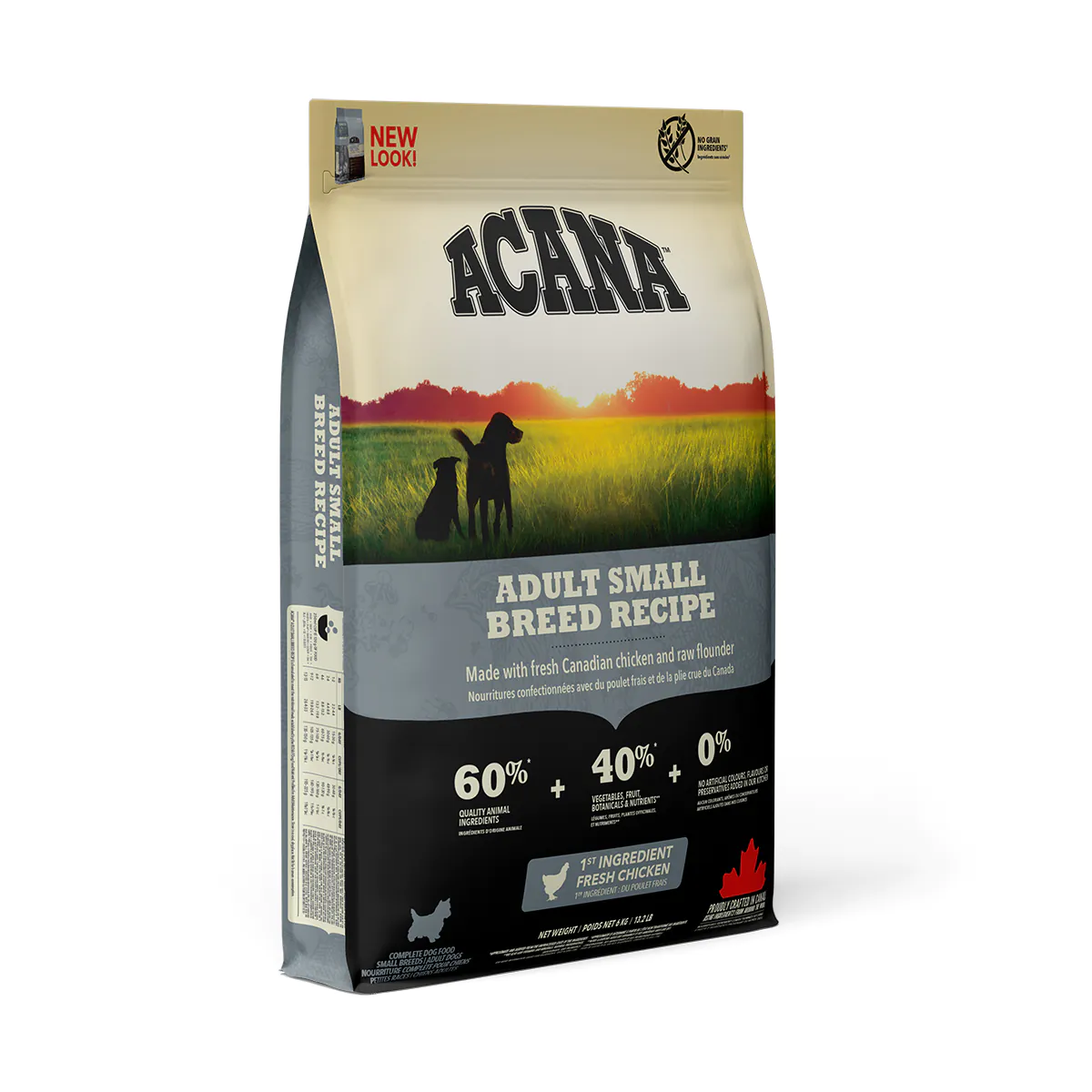 Acana Adult Small Breed Recipe flądra, kurczak adult małe rasy 6 kg