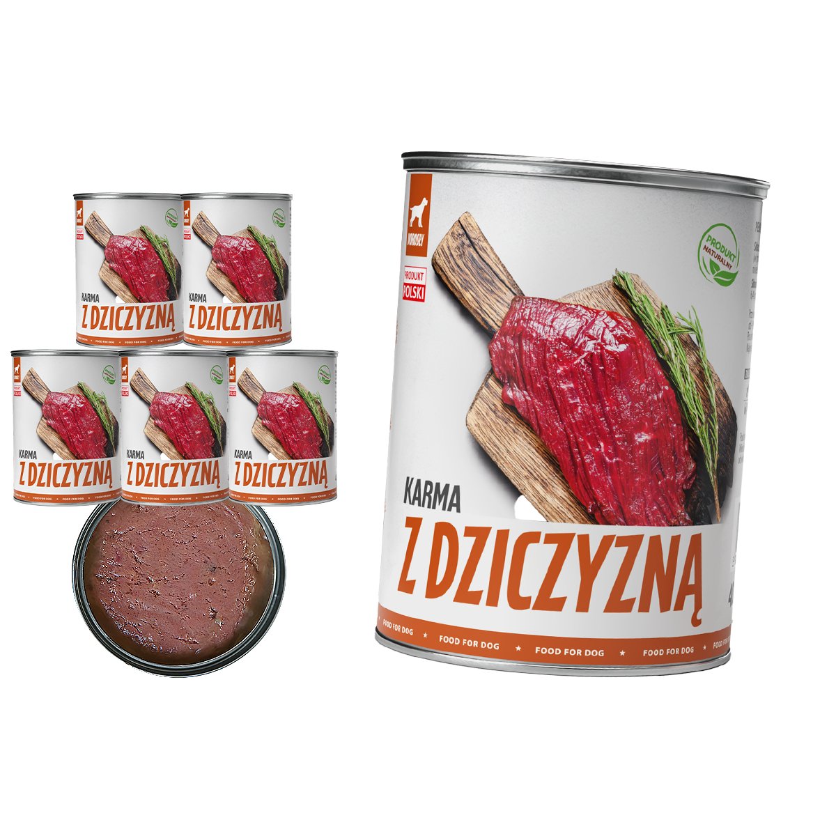 Tuf Tuf dziczyzna 400 g × 6