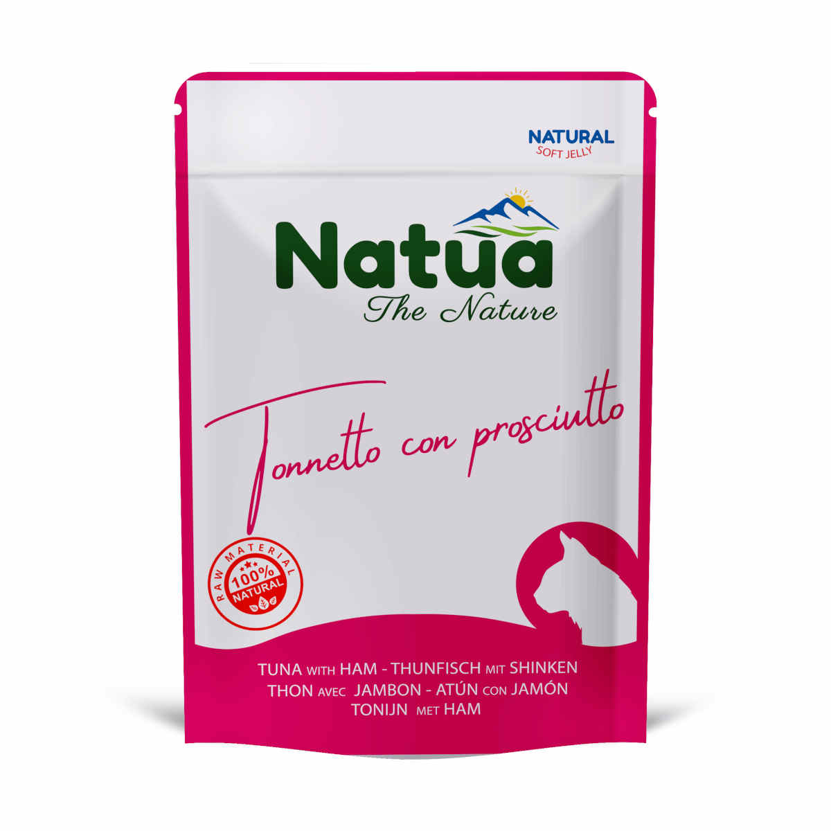 Natua The Nature szynka, tuńczyk w galaretce adult 70 g