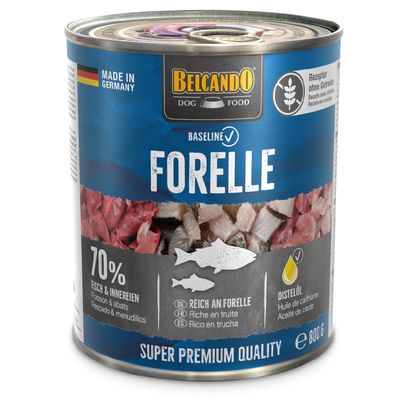 Belcando Baseline pstrąg adult 800 g × 6