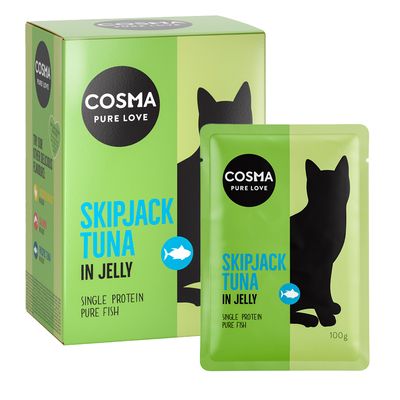 Cosma Original Indoor Sterilised tuńczyk w galaretce 100 g × 24