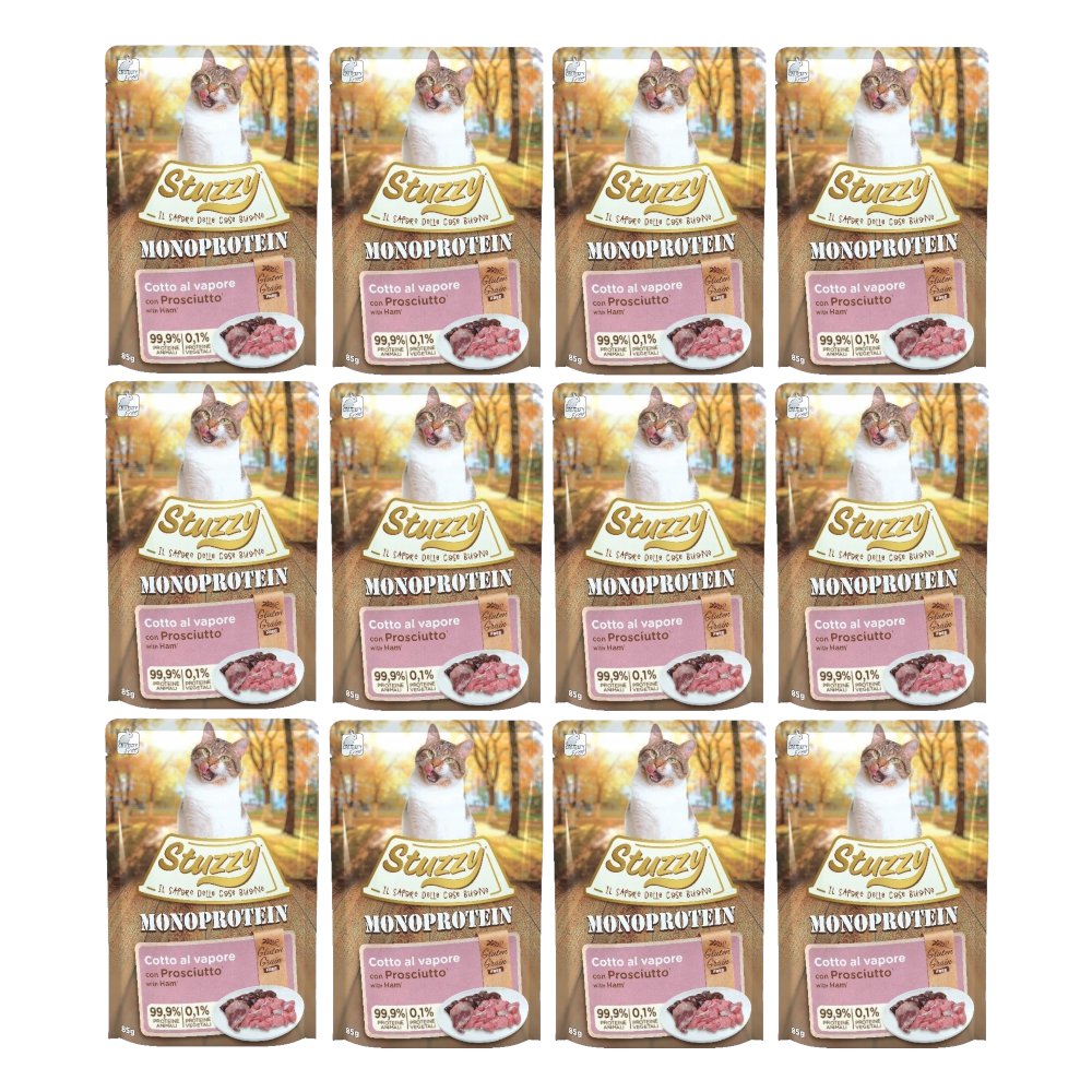 Stuzzy Monoprotein wieprzowina adult 85 g × 12