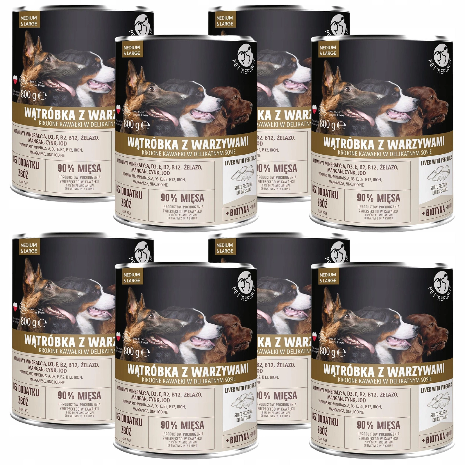 Pet Republic wątróbka 800 g × 8