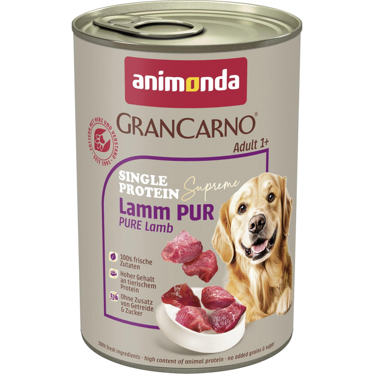 Animonda GranCarno Single Protein Supreme jagnięcina adult 400 g × 6
