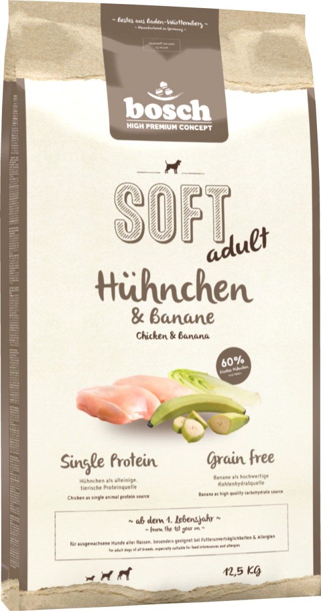 Bosch Hpc Soft kurczak, banan adult 12,5 kg