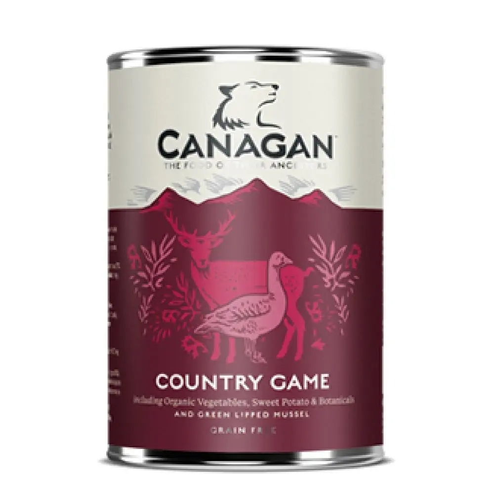 Canagan Country Game dziczyzna, gęsina, kaczka adult 400 g × 6