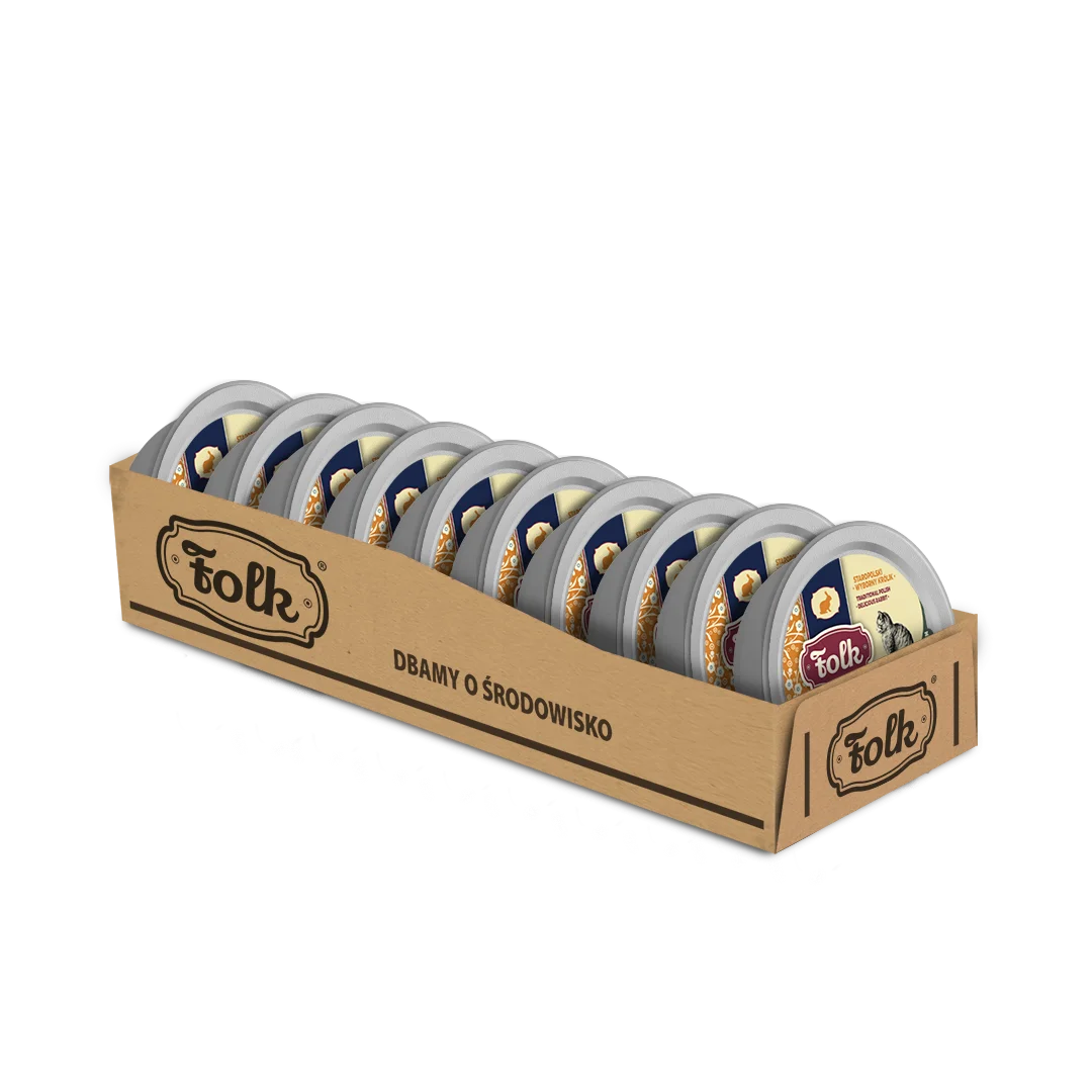 Folk królik pasztet adult 85 g × 10