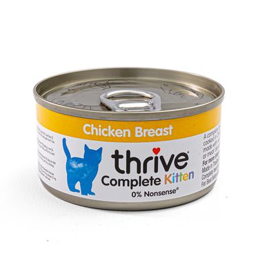 Thrive Complete kurczak w bulionie kitten 75 g × 12