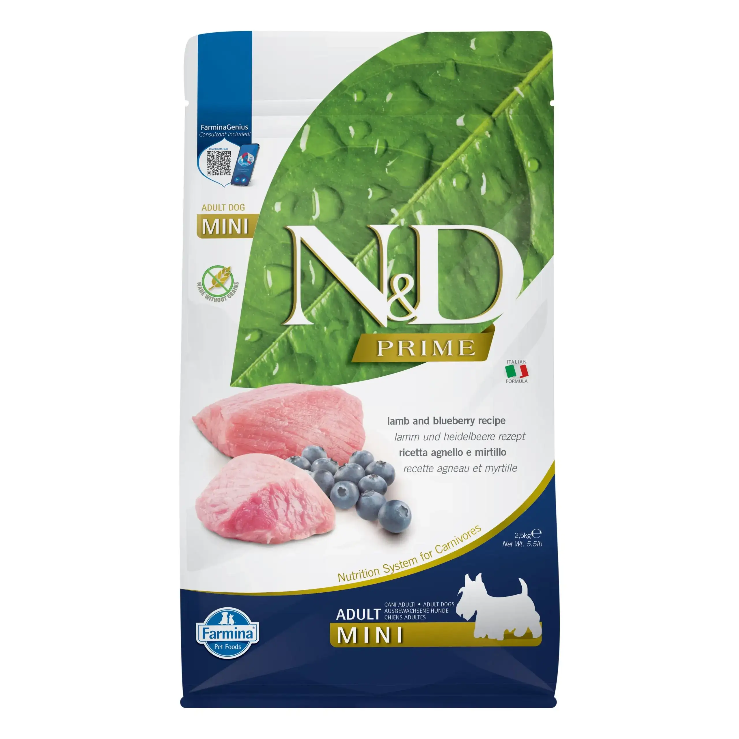 Farmina N&D Prime jagnięcina adult małe rasy 2,5 kg