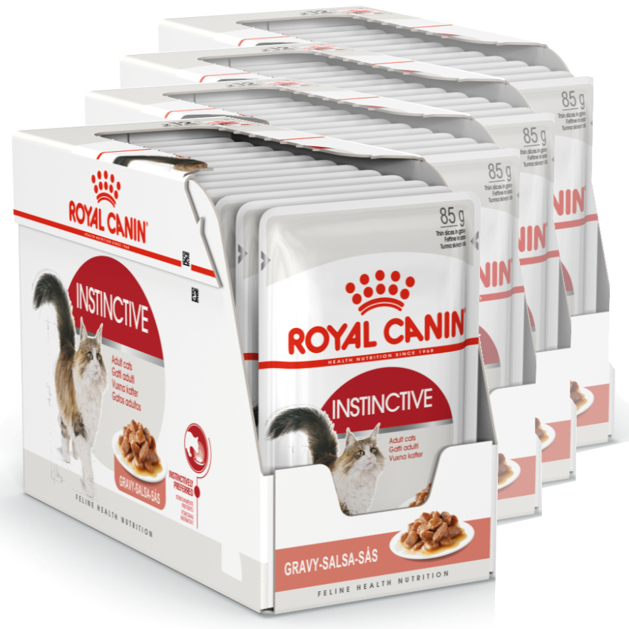 Royal Canin Instinctive w sosie adult 85 g × 48
