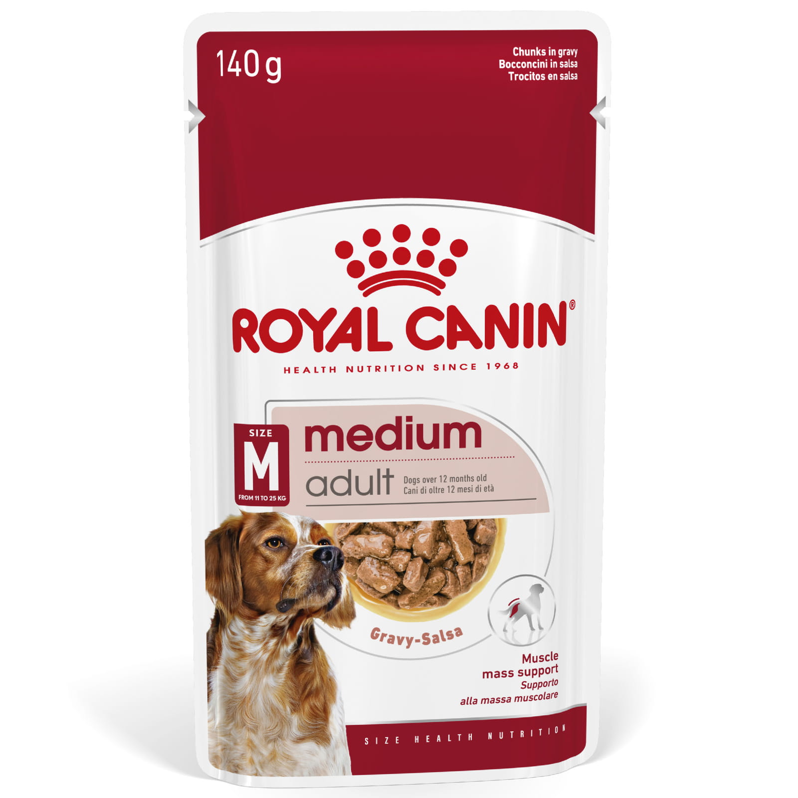 Royal Canin Medium kurczak adult średnie rasy 140 g × 10