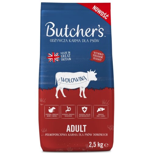 Butcher's Original wołowina adult 2,5 kg