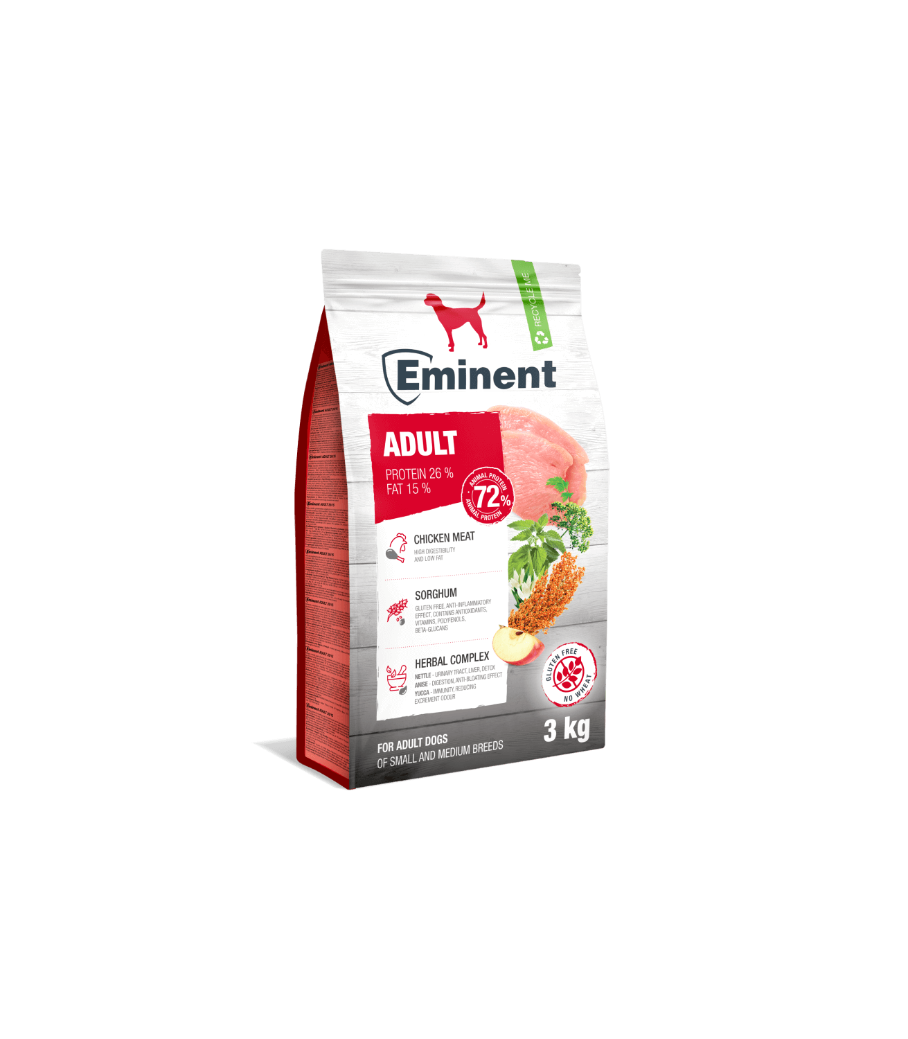 Eminent kurczak adult średnie rasy 3 kg