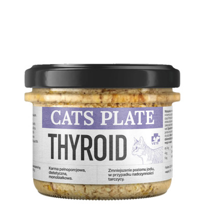 Cats Plate Vet Thyroid królik kawałki 180 g