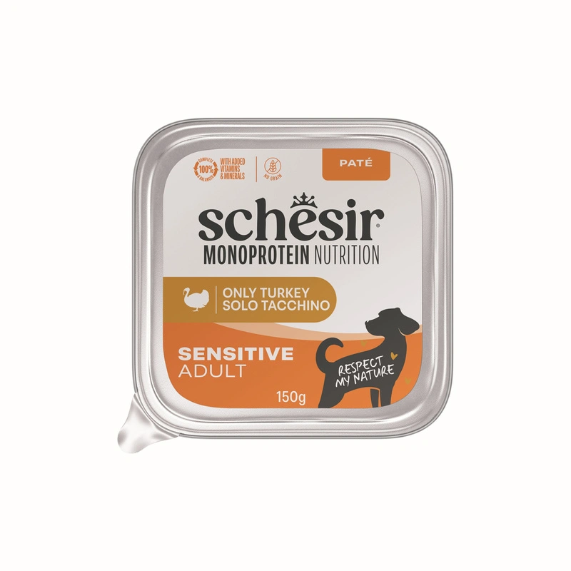 Schesir Monoprotein Sensitive indyk adult 150 g