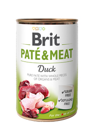Brit Pate & Meat kaczka 800 g × 12