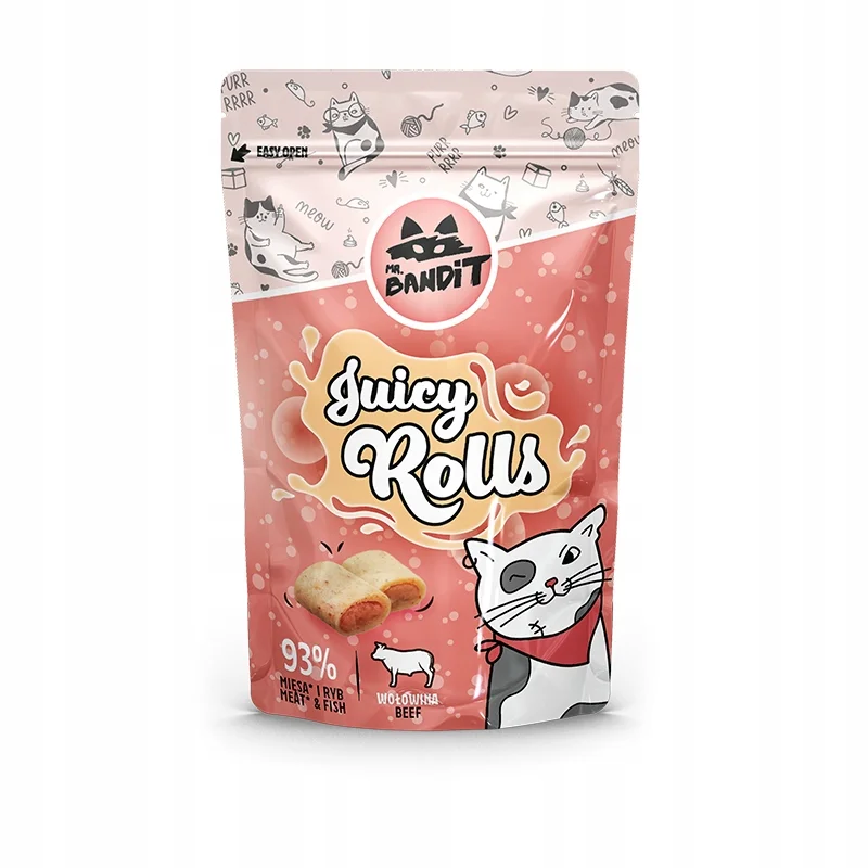 Mr. Bandit Juicy Rolls wołowina 40 g
