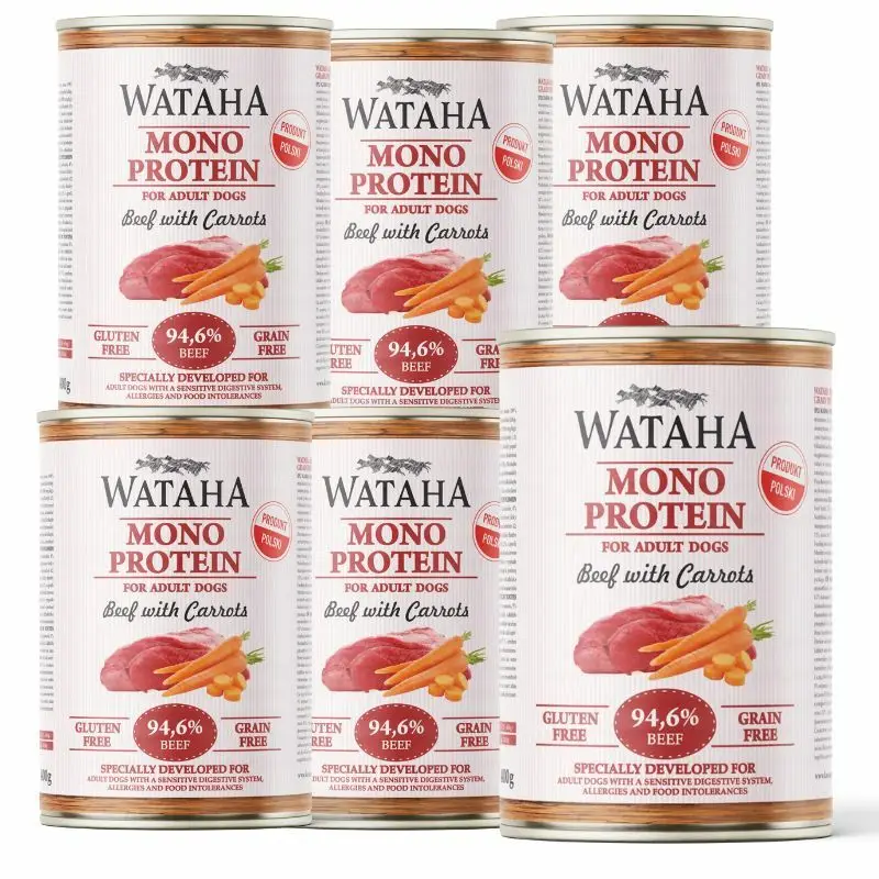 Wataha Mono Protein wołowina 400 g × 6