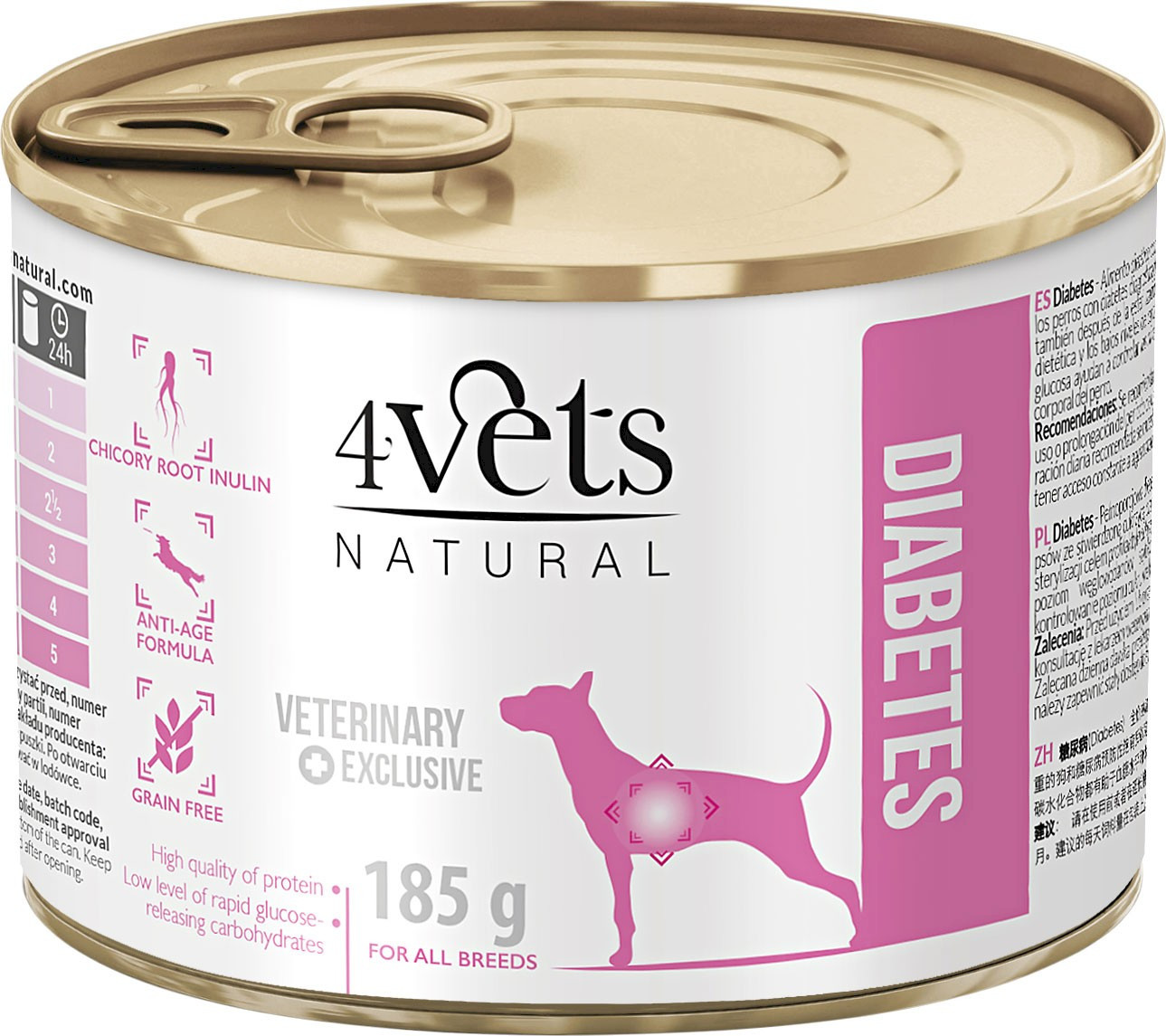 4Vets Natural Diabetes adult 185 g