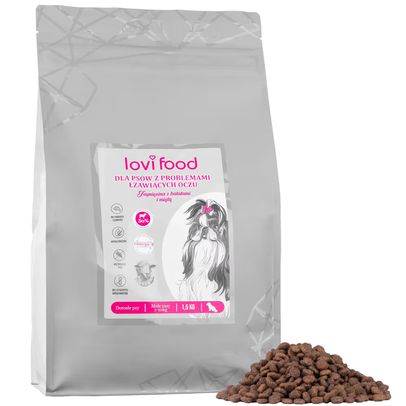 John Dog Lovi Food jagnięcina adult małe rasy 1,5 kg