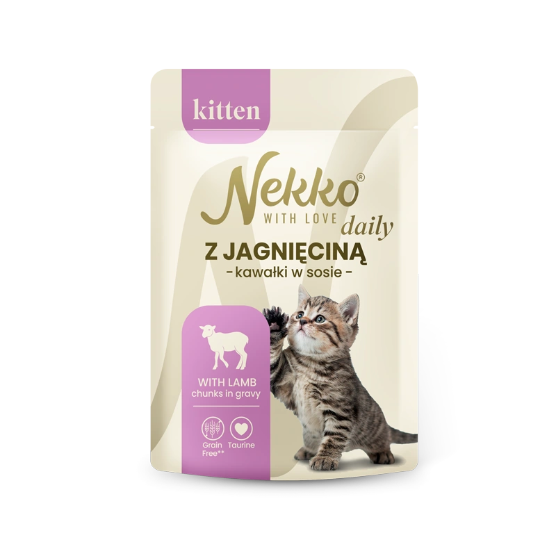 Nekko Daily jagnięcina w sosie kitten 85 g