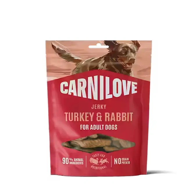 Carnilove Dog Jerky indyk, królik 100 g