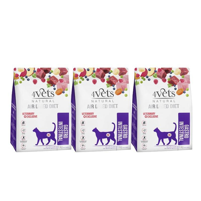 4Vets Natural Gastro Intestinal 1 kg × 3