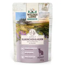 Wildes Land Classic królik, kurczak z żurawiną 100 g