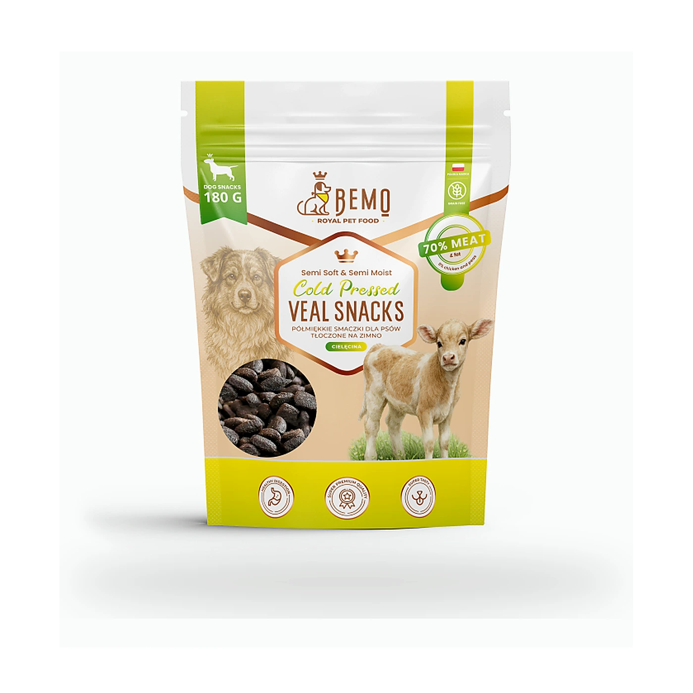 Bemo Cold Pressed cielęcina 180 g