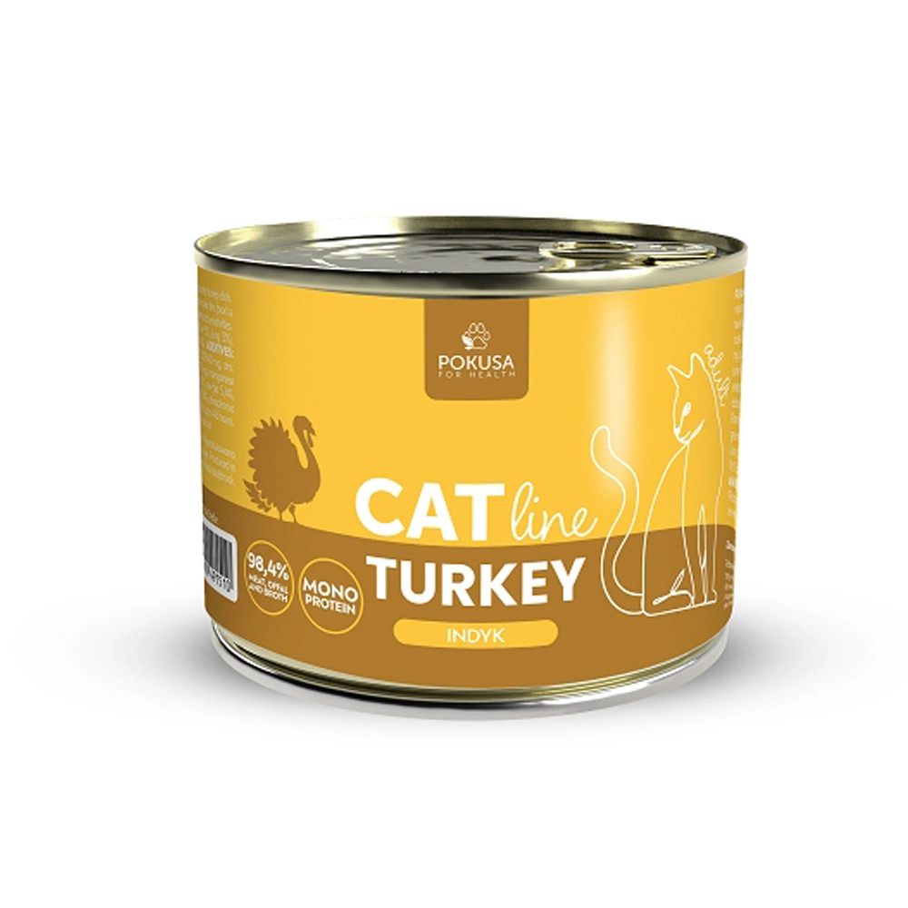 Pokusa CatLine indyk w bulionie adult 200 g