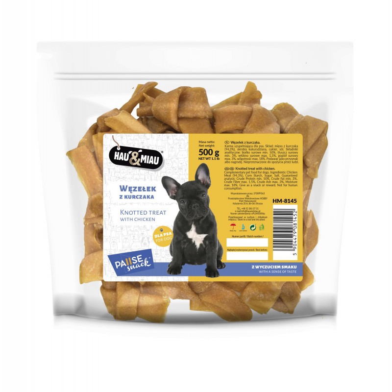 Hau&Miau Pausesnack węzełek z kurczaka 500 g