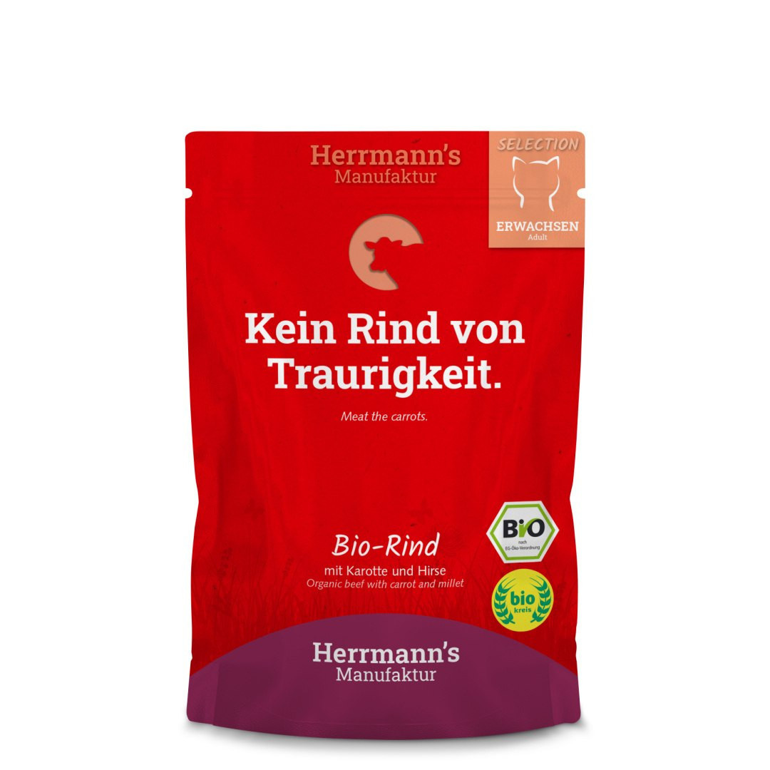 Herrmann's Selection wołowina z marchewką adult 100 g