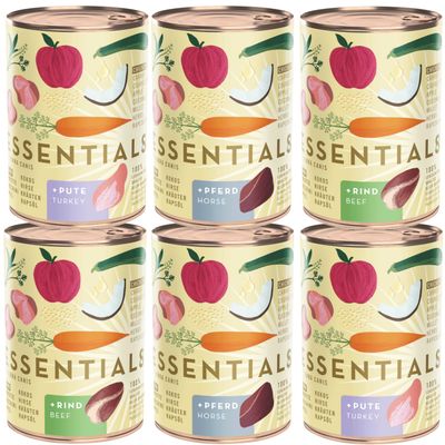 Terra Canis Essential 8+ indyk, konina, kurczak, wołowina senior 385 g × 6