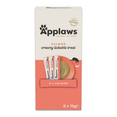 Applaws łosoś kremowy przysmak 15 g × 8